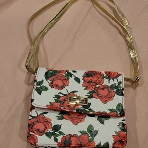 **sold** Rose Beauty and the Beast Purse